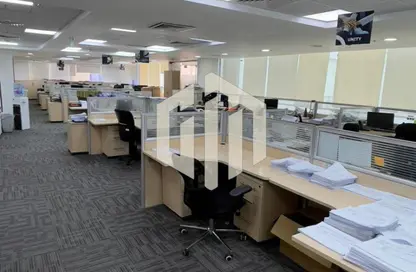 Office Space - Studio - 4 Bathrooms for rent in Bank Center Street - South Teseen St. - The 5th Settlement - New Cairo City - Cairo