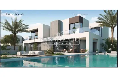 Twin House - 3 Bedrooms - 4 Bathrooms for sale in Solana - New Zayed City - Sheikh Zayed City - Giza