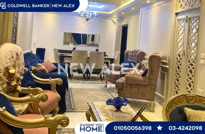 Apartment - 3 Bedrooms - 3 Bathrooms for sale in Smouha - Hay Sharq - Alexandria