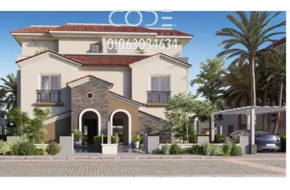 Villa - 5 Bedrooms - 4 Bathrooms for sale in Al Maqsad - New Capital Compounds - New Capital City - Cairo