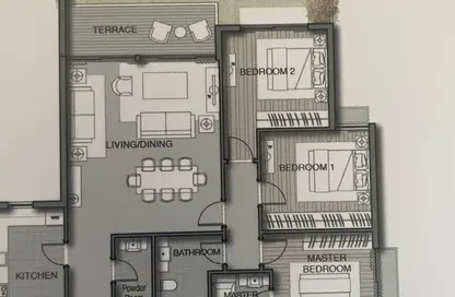 Apartment - 3 Bedrooms - 2 Bathrooms for sale in New Capital City - Cairo