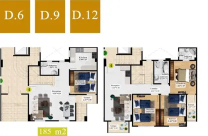 Duplex - 4 Bedrooms - 3 Bathrooms for sale in Al Sadat Axis - Section 12 - 1st District - Obour City - Qalyubia