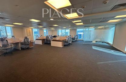 Office Space - Studio - 3 Bathrooms for rent in V90 - North Teseen St. - The 5th Settlement - New Cairo City - Cairo
