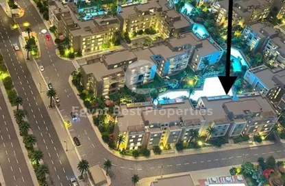 شقة - 2 غرف نوم - 2 حمامات للبيع في ذا واتر واى - المستثمرين الشمالية - مدينة القاهرة الجديدة - القاهرة