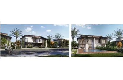 Twin House - 3 Bedrooms - 4 Bathrooms for sale in Creek Town - The 1st Settlement - New Cairo City - Cairo