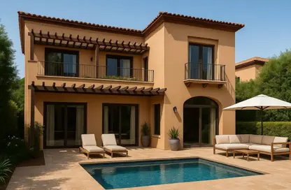 Twin House - 4 Bedrooms - 4 Bathrooms for sale in Village West - Sheikh Zayed Compounds - Sheikh Zayed City - Giza