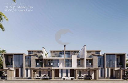 Townhouse - 3 Bedrooms - 3 Bathrooms for sale in Crescent Walk - 5th Settlement Compounds - The 5th Settlement - New Cairo City - Cairo