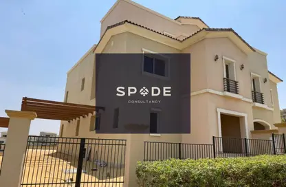Twin House - 5 Bedrooms - 4 Bathrooms for sale in Uptown Cairo Road - Al Abageyah - El Khalifa - Cairo