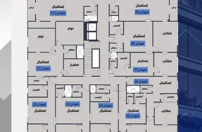 مساحات مكتبية - استوديو - 1 حمام للبيع في حدائق الاهرام - الجيزة