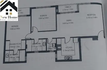 Apartment - 2 Bedrooms - 2 Bathrooms for sale in Northern Expansions - 6 October City - Giza
