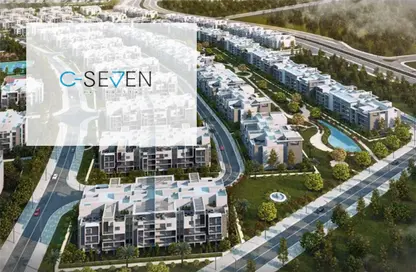 تاون هاوس - 4 غرف نوم - 4 حمامات للبيع في فيفث سكوير - التجمع الخامس - مدينة القاهرة الجديدة - القاهرة