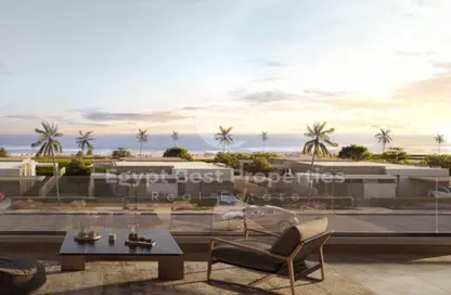 Chalet - 2 Bedrooms - 2 Bathrooms for sale in Ramla Lakeside - Qesm Ad Dabaah - North Coast