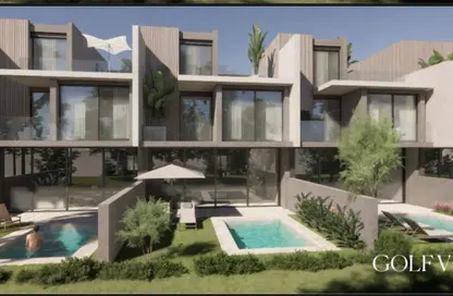 منزل مزدوج - 4 غرف نوم - 4 حمامات للبيع في مدن جولف تاون - التجمع السادس - مدينة القاهرة الجديدة - القاهرة