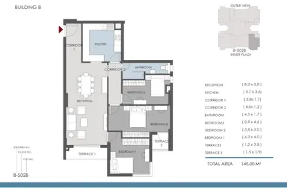 Apartment - 3 Bedrooms - 1 Bathroom for sale in R7 - New Capital City - Cairo