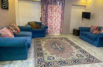 Apartment - 2 Bedrooms - 1 Bathroom for rent in Al Ashrafiya - North Investors Area - New Cairo City - Cairo