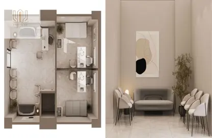 عيادة - استوديو - 1 حمام للبيع في 205 اركان بالم - كمبوندات الشيخ زايد - الشيخ زايد - الجيزة