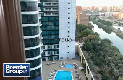 شقة - 3 غرف نوم - 2 حمامات للايجار في شارع كورنيش النيل - المعادي - حي المعادي - القاهرة