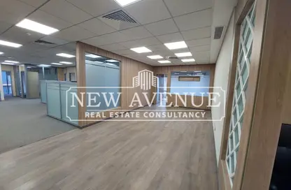 Office Space - Studio - 4 Bathrooms for rent in Bank Center Street - South Teseen St. - The 5th Settlement - New Cairo City - Cairo