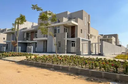Twin House - 4 Bedrooms - 4 Bathrooms for sale in Al Maqsad - New Capital Compounds - New Capital City - Cairo
