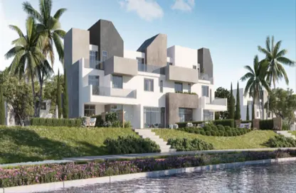 Duplex - 4 Bedrooms - 3 Bathrooms for sale in Rivers - New Zayed City - Sheikh Zayed City - Giza