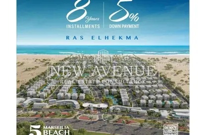 Chalet - 2 Bedrooms - 1 Bathroom for sale in Marseilia Beach 5 - Ras Al Hekma - North Coast