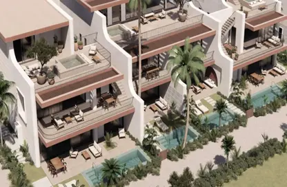 Chalet - 3 Bedrooms - 4 Bathrooms for sale in Ramla Lakeside - Qesm Ad Dabaah - North Coast