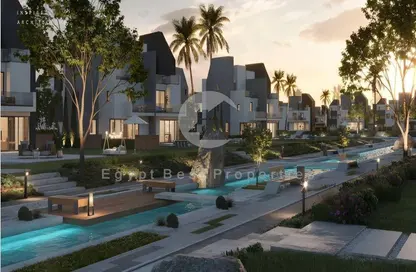 Apartment - 2 Bedrooms - 2 Bathrooms for sale in Rivers - New Zayed City - Sheikh Zayed City - Giza