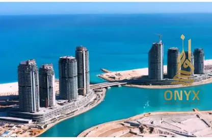 شقة - 3 غرف نوم - 2 حمامات للبيع في ذا جيت تاورز - مدينة العلمين الجديدة - العلمين - الساحل الشمالي