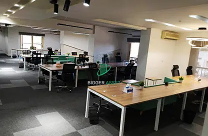 Office Space - Studio - 3 Bathrooms for rent in Bank Center Street - South Teseen St. - The 5th Settlement - New Cairo City - Cairo