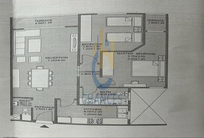 Apartment - 2 Bedrooms - 2 Bathrooms for sale in Rayhanah Avenue - Zahraa El Maadi - Hay El Maadi - Cairo