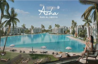 Chalet - 3 Bedrooms - 3 Bathrooms for sale in Azha North - Ras Al Hekma - North Coast