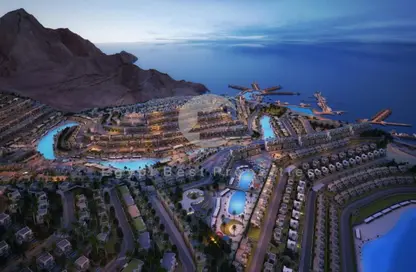 Twin House - 3 Bedrooms - 3 Bathrooms for sale in IL Monte Galala - Al Ain Al Sokhna - Suez