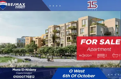 Apartment - 2 Bedrooms - 2 Bathrooms for sale in O West - 6 October Compounds - 6 October City - Giza