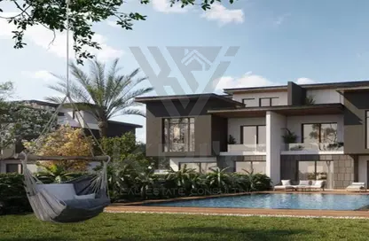 Twin House - 3 Bedrooms - 4 Bathrooms for sale in Creek Town - The 1st Settlement - New Cairo City - Cairo