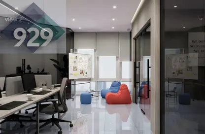 Office Space - Studio - 1 Bathroom for rent in Bank Center Street - South Teseen St. - The 5th Settlement - New Cairo City - Cairo