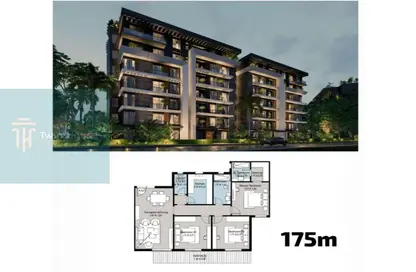 Apartment - 3 Bedrooms - 3 Bathrooms for sale in Monark - Mostakbal City Compounds - Mostakbal City - Future City - Cairo