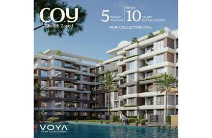 Apartment - 2 Bedrooms - 2 Bathrooms for sale in Green Revolution - Sheikh Zayed Compounds - Sheikh Zayed City - Giza