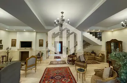Villa - 5 Bedrooms - 5 Bathrooms for rent in Moon Valley - South Investors Area - New Cairo City - Cairo