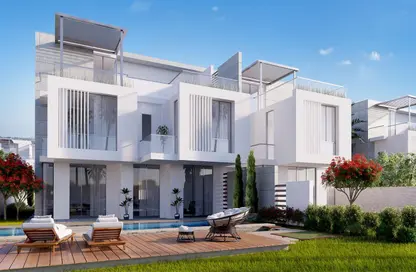 تاون هاوس - 5 غرف نوم - 4 حمامات للبيع في نيو جيزة - طريق مصر اسكندرية الصحراوي - مدينة 6 أكتوبر - الجيزة