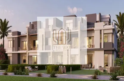 Townhouse - 4 Bedrooms - 4 Bathrooms for sale in Palm Hills WoodVille - Al Wahat Road - 6 October City - Giza