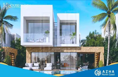 Villa - 5 Bedrooms - 6 Bathrooms for sale in Azha North - Ras Al Hekma - North Coast