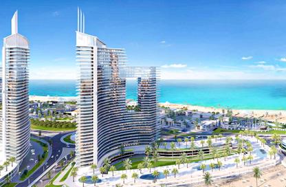 شقة - 2 غرف نوم - 2 حمامات للبيع في نورث ايدج تاورز - مدينة العلمين الجديدة - العلمين - الساحل الشمالي
