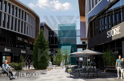 Office Space - Studio - 1 Bathroom for sale in Plus 90 Mall - North Teseen St. - The 5th Settlement - New Cairo City - Cairo