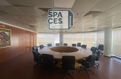 Office Space - Studio - 1 Bathroom for rent in Bank Center Street - South Teseen St. - The 5th Settlement - New Cairo City - Cairo