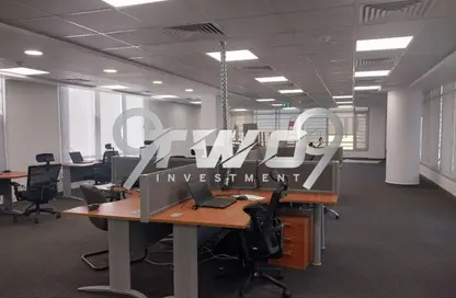 Office Space - Studio - 2 Bathrooms for rent in Bank Center Street - South Teseen St. - The 5th Settlement - New Cairo City - Cairo