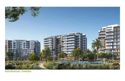 Apartment - 1 Bedroom - 1 Bathroom for sale in Park Side Residence - Zed Towers - Sheikh Zayed Compounds - Sheikh Zayed City - Giza