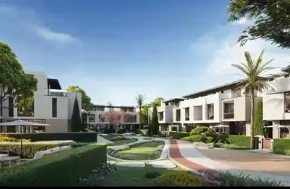 تاون هاوس - 3 غرف نوم - 3 حمامات للبيع في مون ريزيدنس - فيفث سكوير - التجمع الخامس - مدينة القاهرة الجديدة - القاهرة