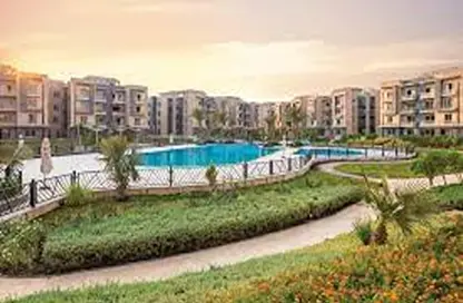 Apartment - 2 Bedrooms - 2 Bathrooms for sale in Galleria Moon Valley - South Investors Area - New Cairo City - Cairo
