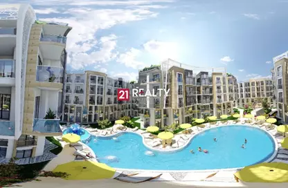 Apartment - 2 Bedrooms - 1 Bathroom for sale in Aqua Palms Resort - Hurghada Resorts - Hurghada - Red Sea