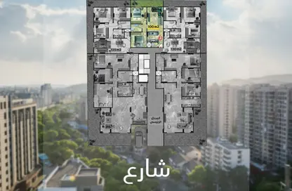 شقة - 2 غرف نوم - 2 حمامات للبيع في البوابة الثانية - احمس - حدائق الاهرام - الجيزة